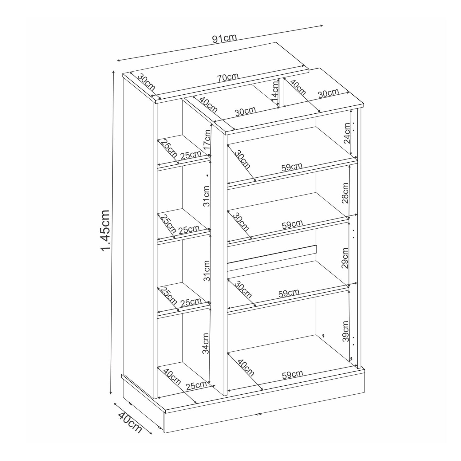 Closet Multiuso Con Llave Elite Blanco image number 3.0