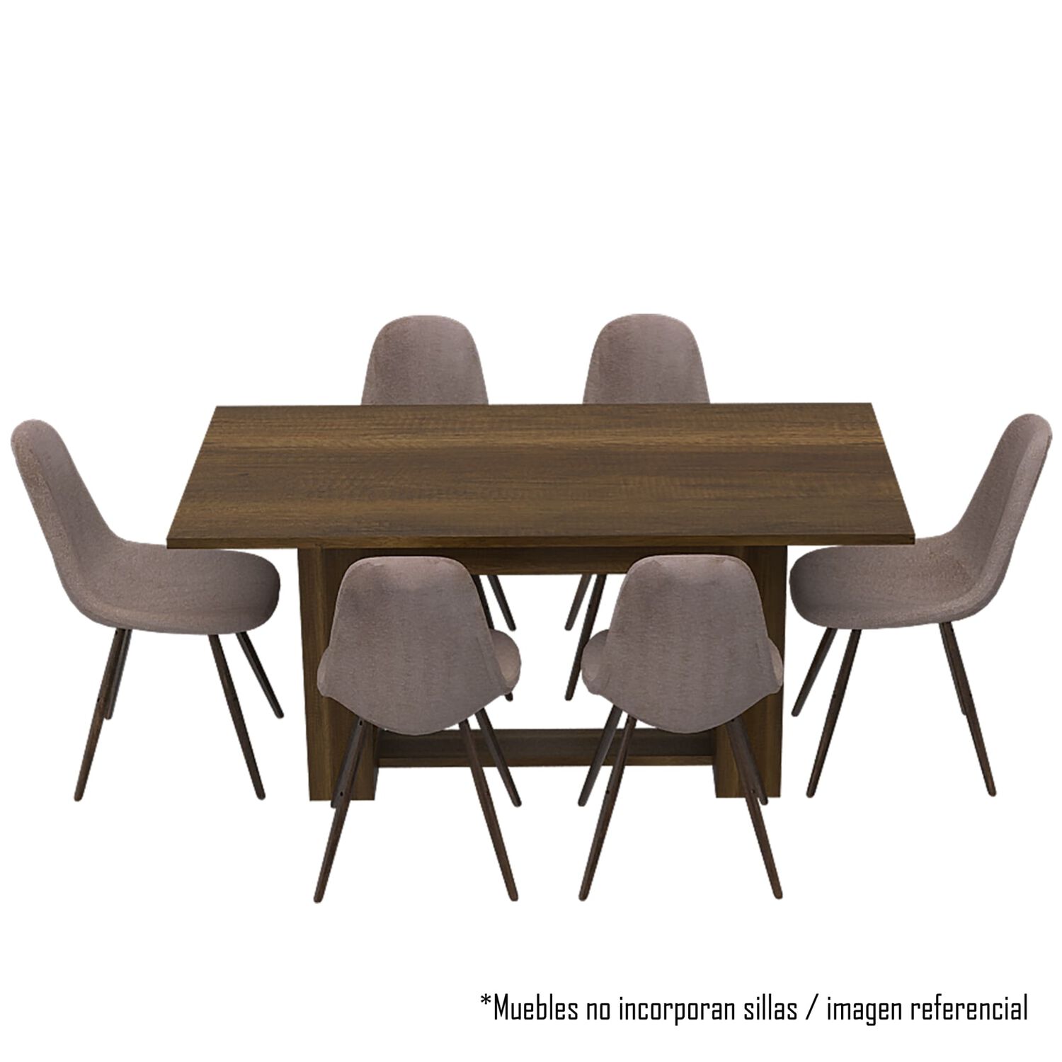 Mesa De Comedor Fm-004o Caf&eacute; Oscuro image number 2.0