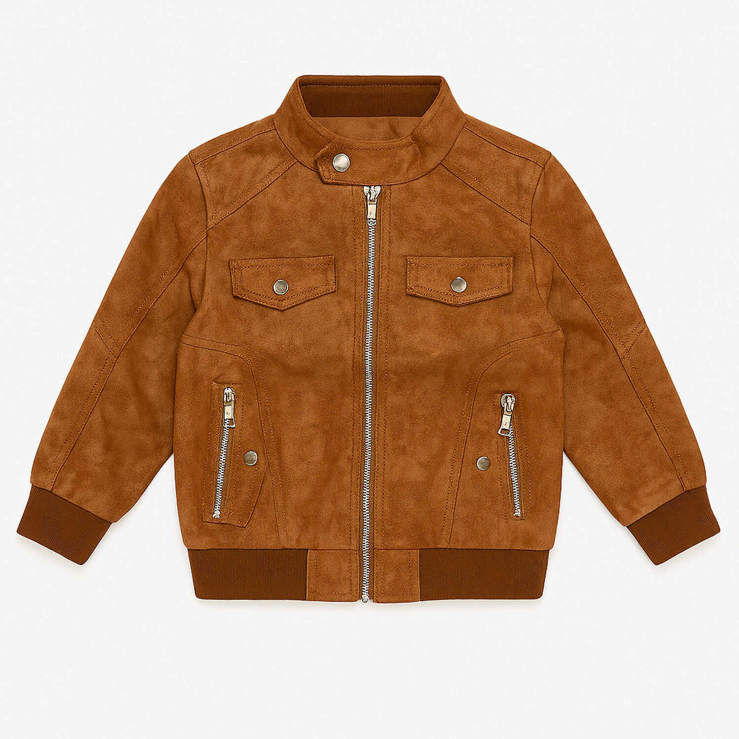 Chaquetas Lisboa Ni&ntilde;o Ecocuero Con Cierres Met&aacute;licos image number 4.0