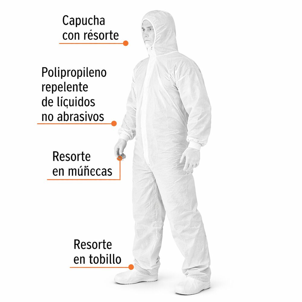 Overol Desechable Xl - Truper Overd-xl image number 3.0