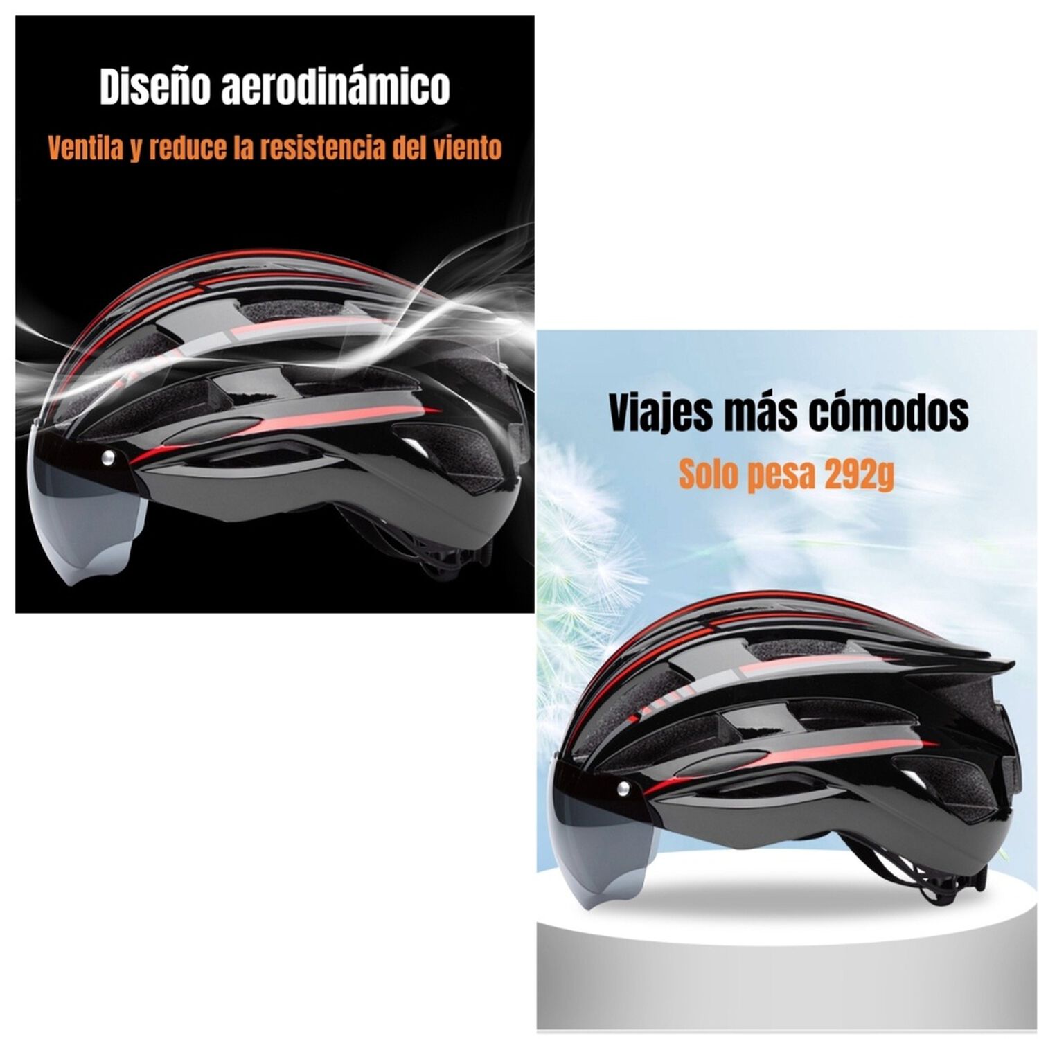 Casco Bicicleta Con Mica Facial Magn&eacute;tica Lubabycas image number 11.0