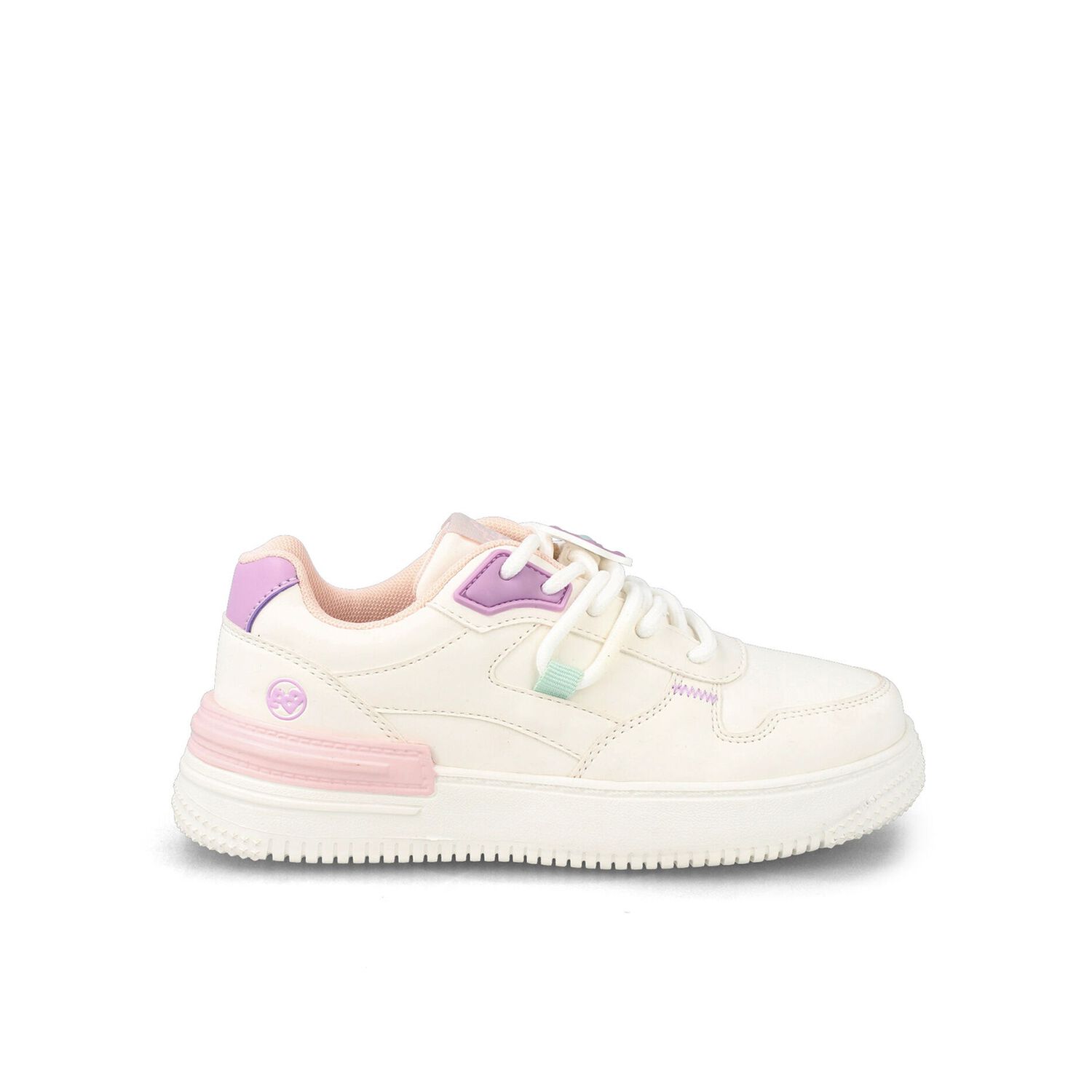 Zapatilla Ni&ntilde;a Bubblegummers Aticus Blanco- Rosado image number 0.0