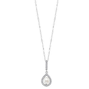 Collar Lp3198-1/1 Lotus Silver Mujer Pearls