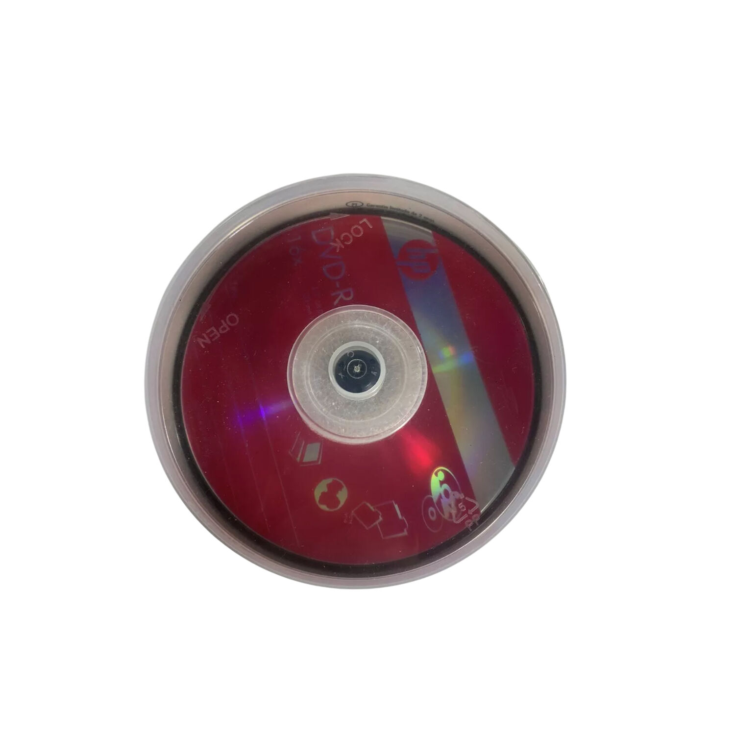 Dvd-r Grabable Hp 16x 4.7gb 100 Unidades image number 2.0