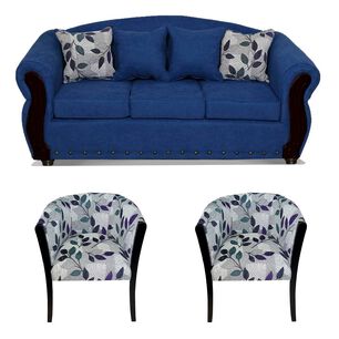Juego De Living Elegant Detail Bartulcci / 5 Cuerpos