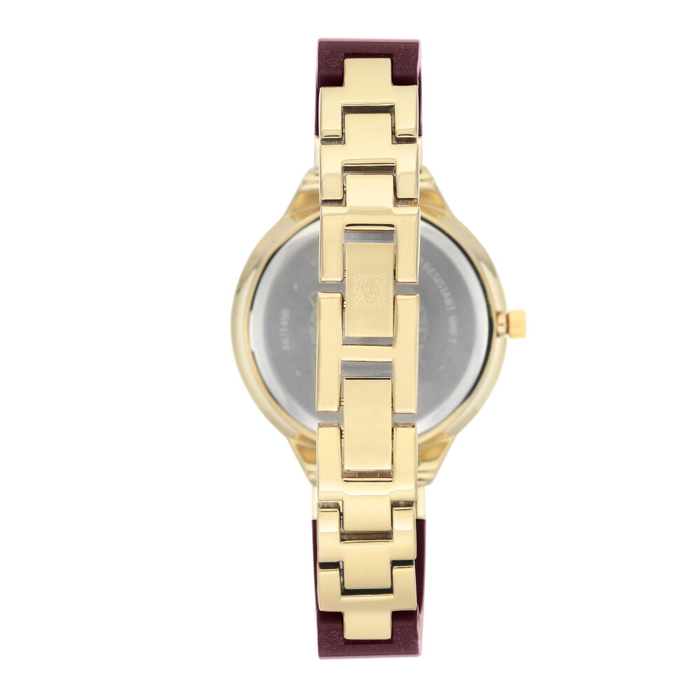 Reloj Anne Klein Ak/1408byby Burdeo Mujer image number 2.0