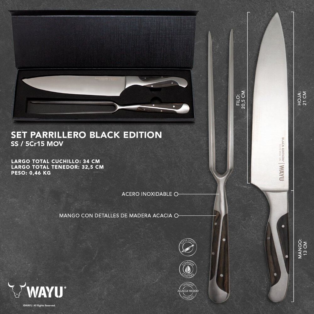 Set Parrillero Black Edition Wayu image number 2.0