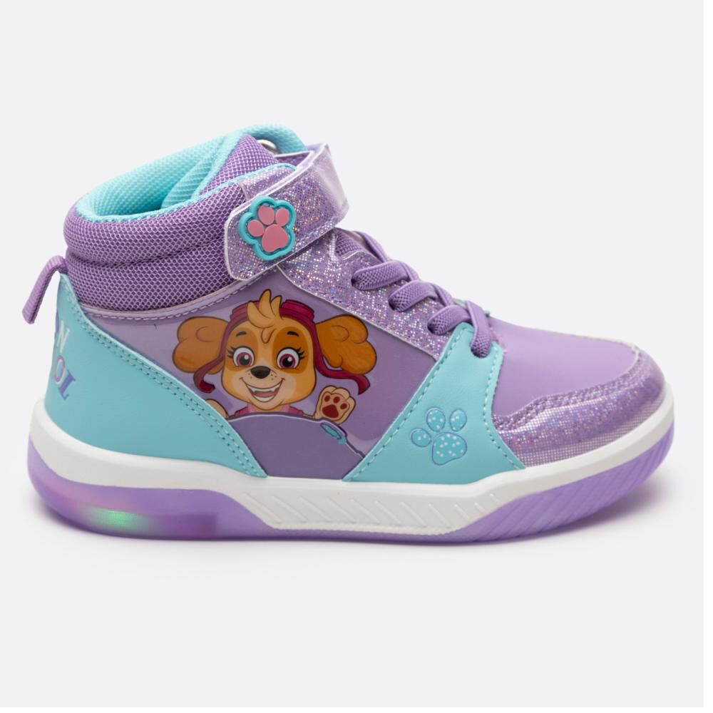 Zapatilla Infantil Con Luces Niña Paw Patrol Morado image number 0.0
