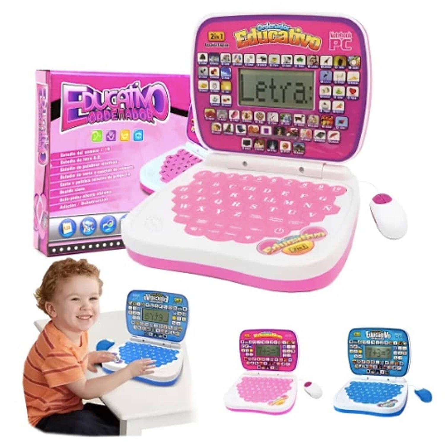 Computador Did&aacute;ctico Interactivo Para Ni&ntilde;os Espa&ntilde;ol-ingles image number 0.0