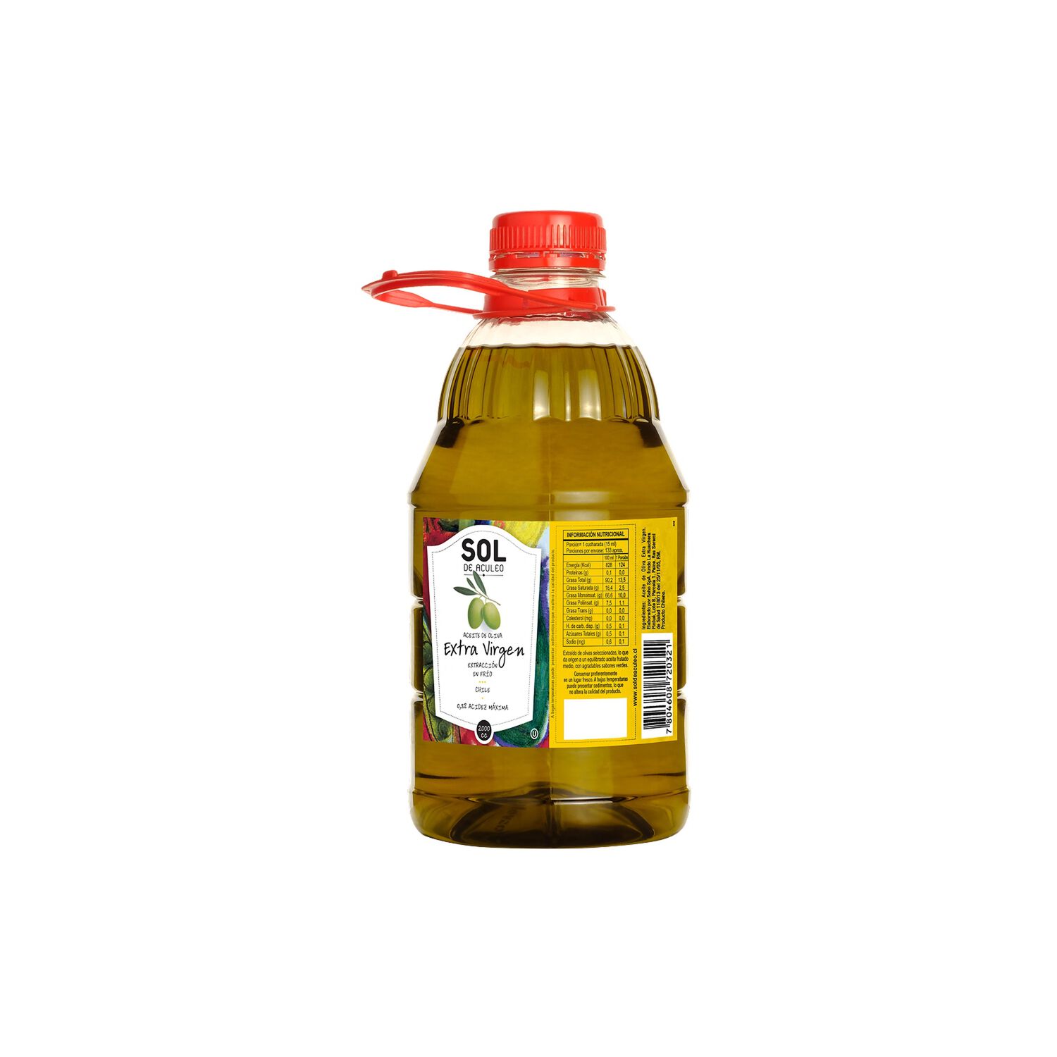 Aceite De Oliva Evirgen Sol De Aculeo Frutado Medio 1x2000ml image number 0.0