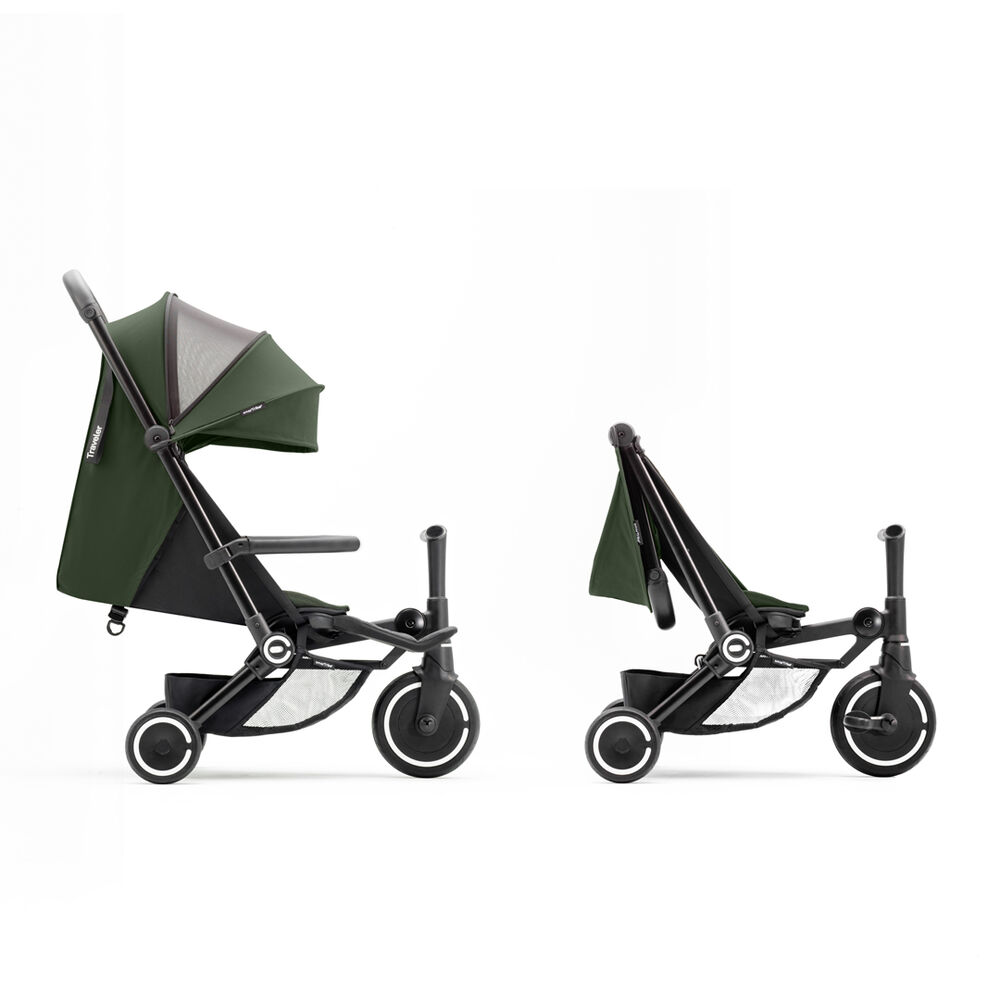 Coche Triciclo Traveler Verde image number 2.0