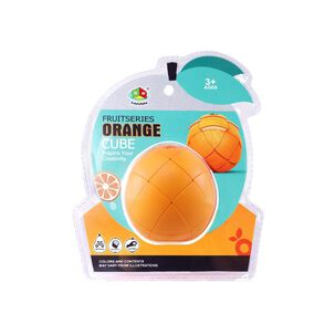 Cubo De Rubik Magico De Naranja 3d