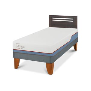 Cama Europea Cic Excellence Plus / 1.5 Plazas / Base Normal + Respaldo