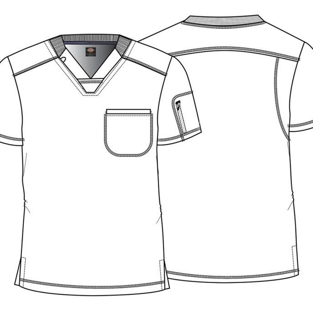 Polera Clinica Estampado Dickies Hombre Royal Blue image number 3.0