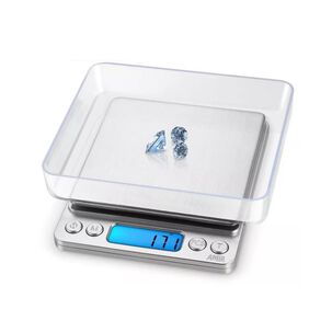 Balanza Digital Con Bandeja Cocina Hasta 3 Kg Pantalla Lcd