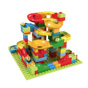 Bloques Tobogan Con Base 168 Piezas Construcci&oacute;n Accesorios