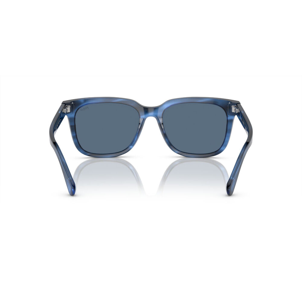 Lentes De Sol Azul Brillante Rayado Polo Ralph Lauren image number 3.0