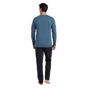 Pijama Hombre Invierno Algod&oacute;n C3 Top / 2 Piezas