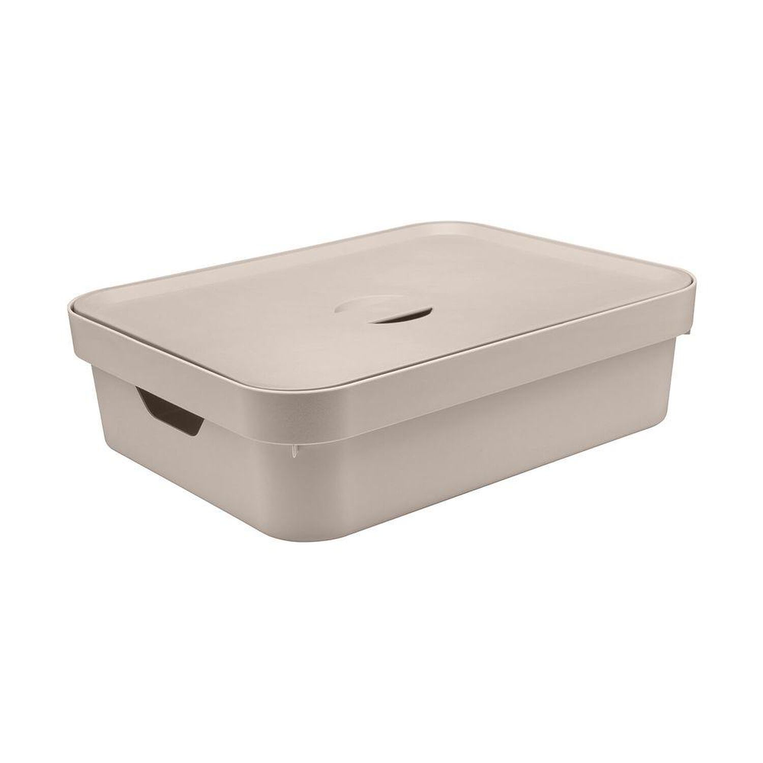 Caja Cube M Con Tapa Beige image number 0.0