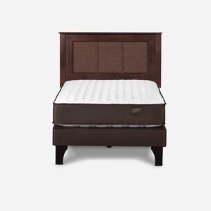 Cama Europea Rosen Ergo T / 1.5 Plazas / Base Normal + Respaldo Rachel