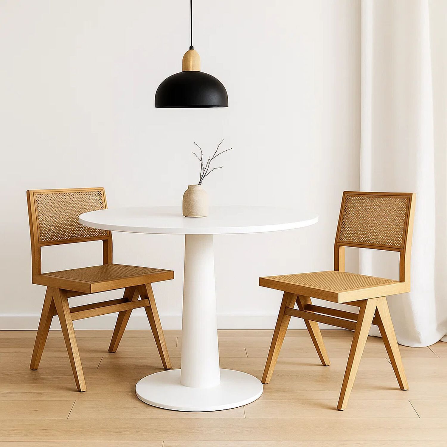 Pack De 2 Sillas Savia De Rattan - Natural image number 2.0