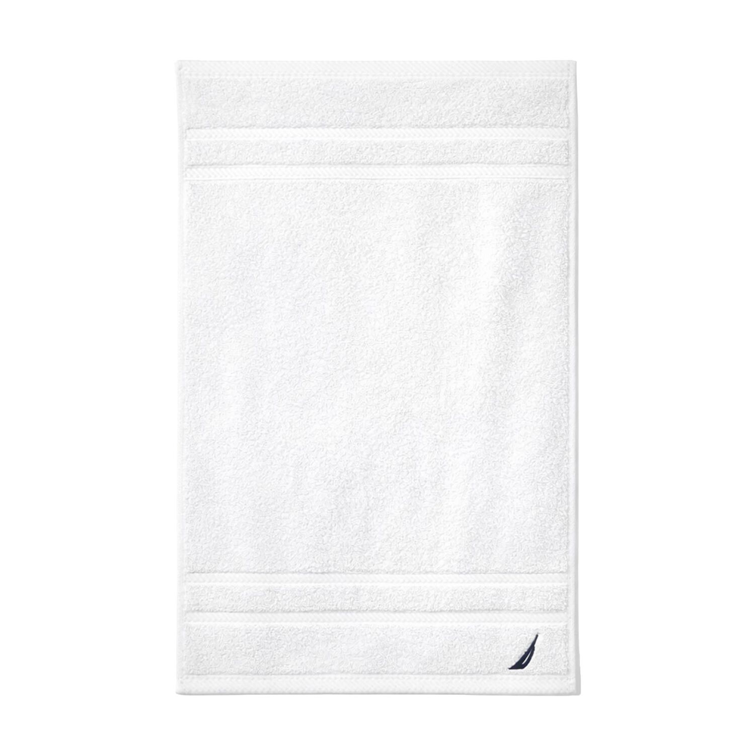 Toalla De Mano Nautica Signature Premium 100% Algod&oacute;n Blanca image number 3.0