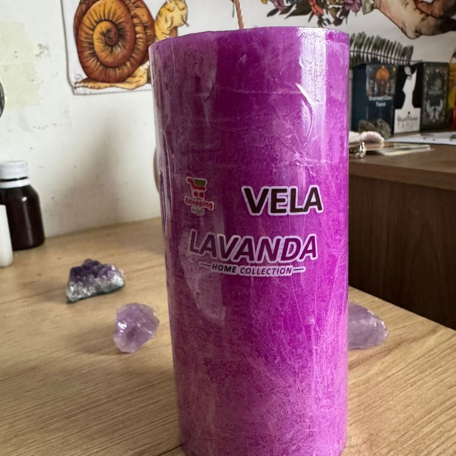 Vela Morada 15 X7 Cm image number 2.0