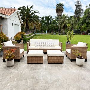 Juego Living Terraza Emilia 7 Personas