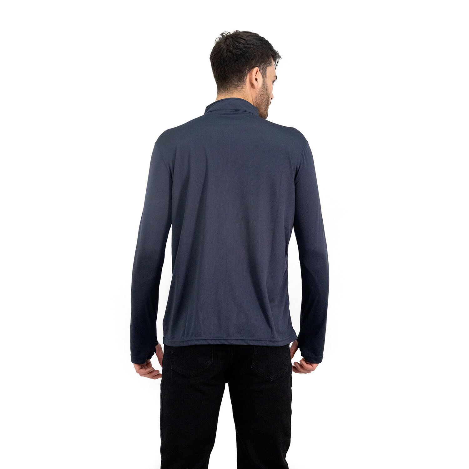 Polera Quebec Half-zip Iron Hombre image number 2.0