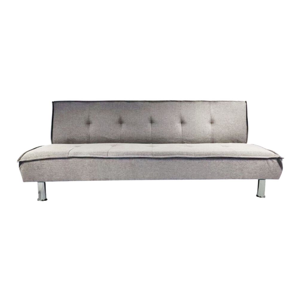 Futón Sofá Cama Ajustable 170x50x40 Cm Beige image number 0.0