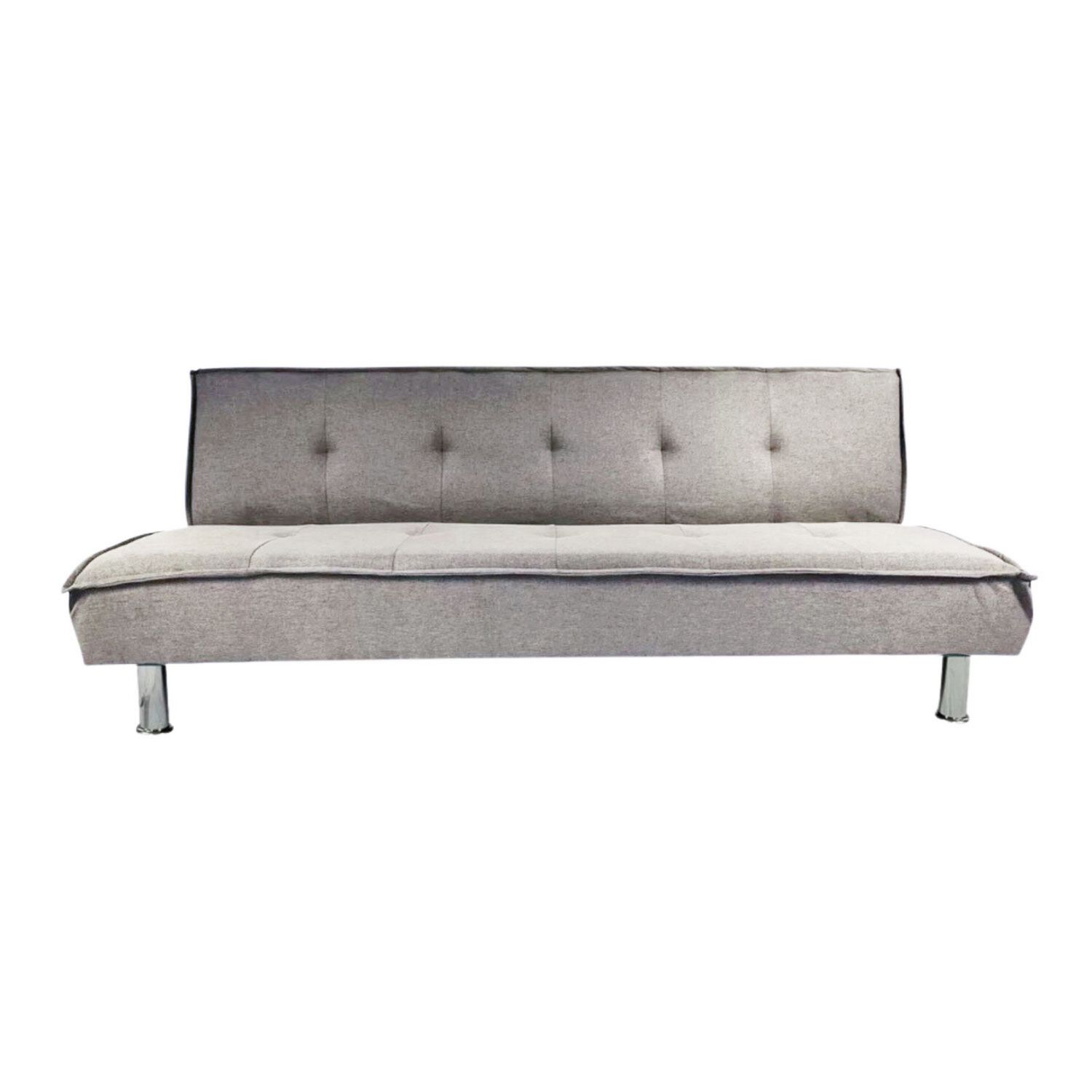 Fut&oacute;n Sof&aacute; Cama Ajustable 170x50x40 Cm Beige image number 0.0