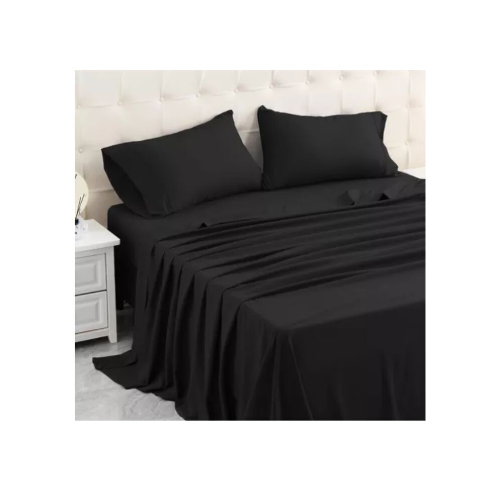 Juego De Sábana 200 Hilos 2 Plazas 4 Piezas Variedad Colores image number 13.0