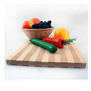 Tabla Para Picar Carne Verduras De Bambú Madera Rectangular