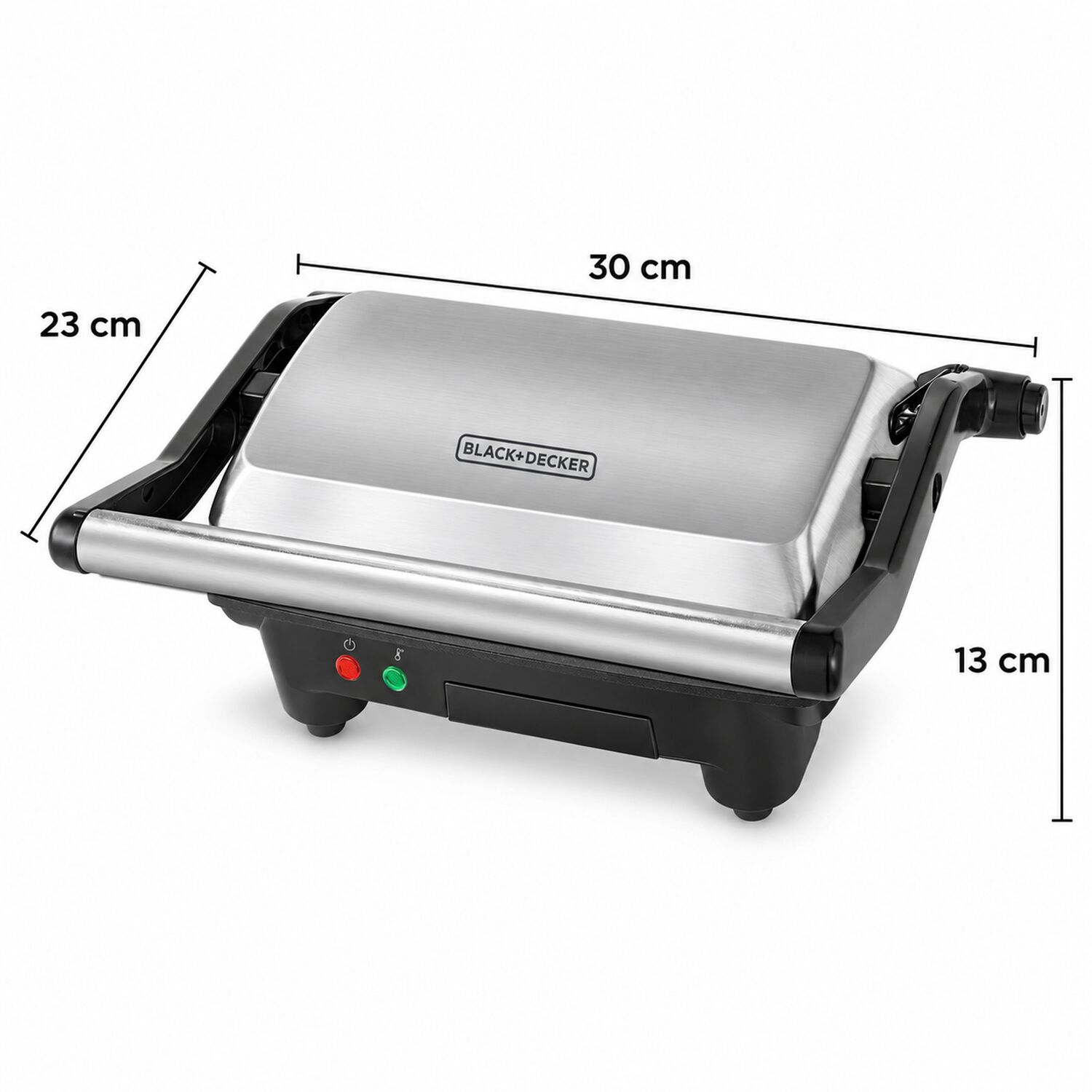 Panini Black + Decker 900w Placas Antiadherentes Gr2976-cl image number 5.0
