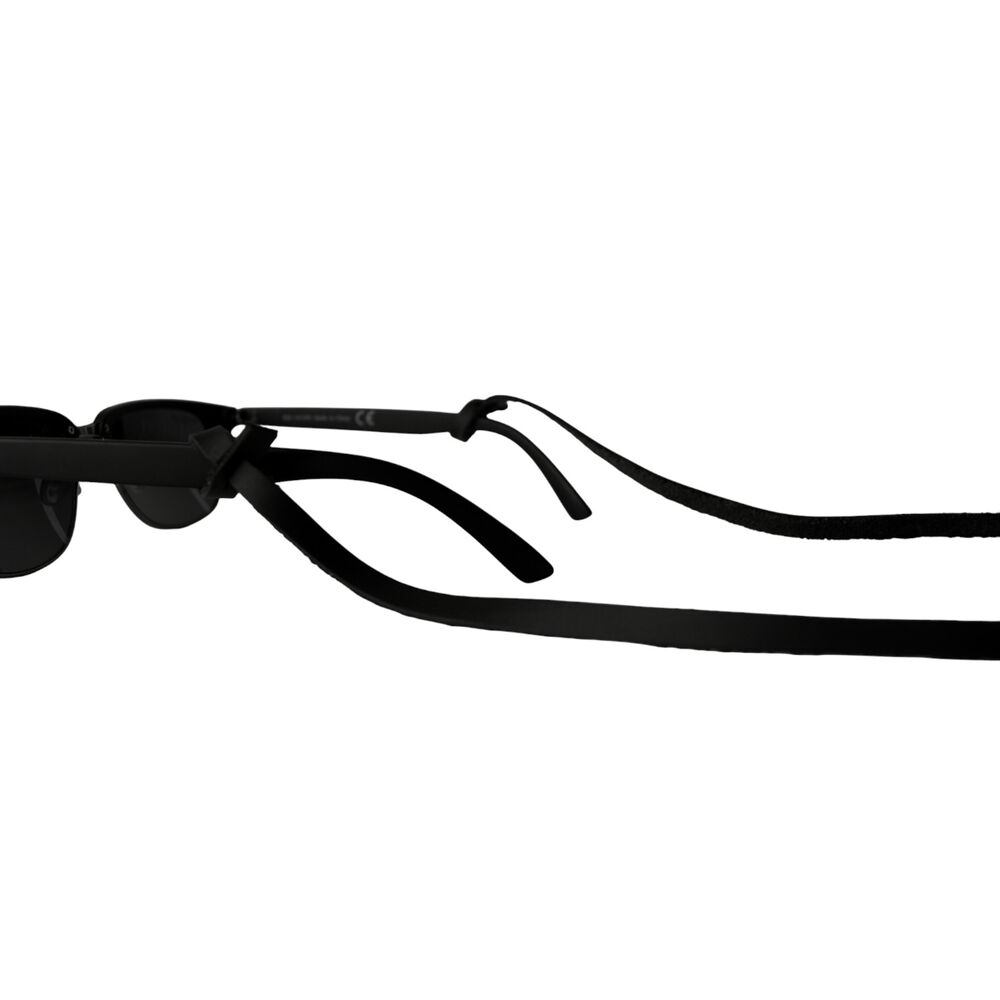 Strap De Lentes De Cuero Negro image number 2.0