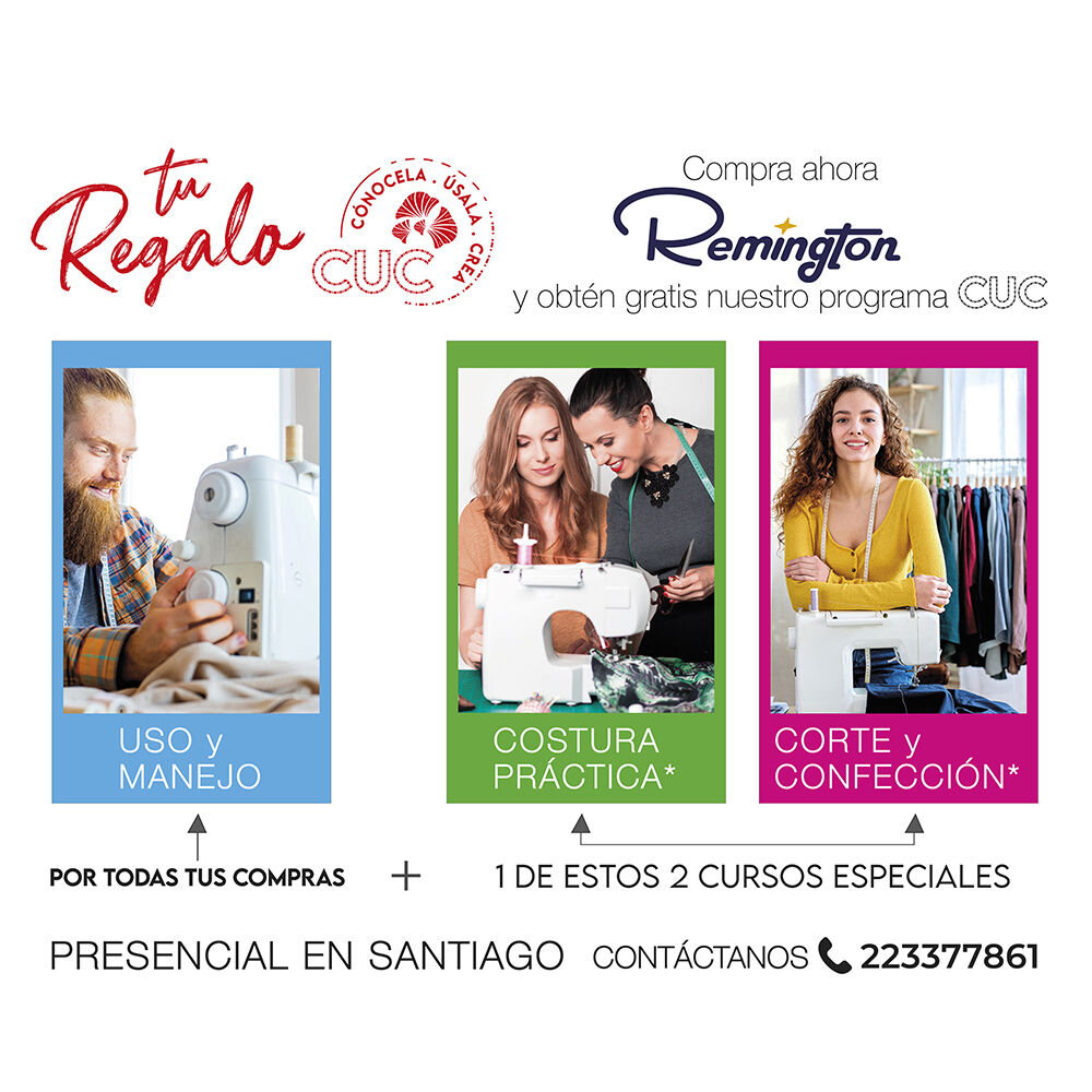 Máquina Overlock Remington SL3340D image number 1.0