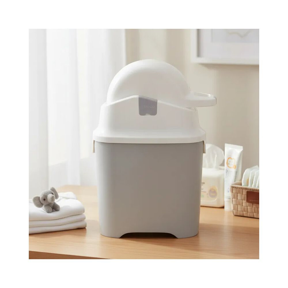 Contenedor De Pa&ntilde;ales Plateado Bebesit image number 1.0