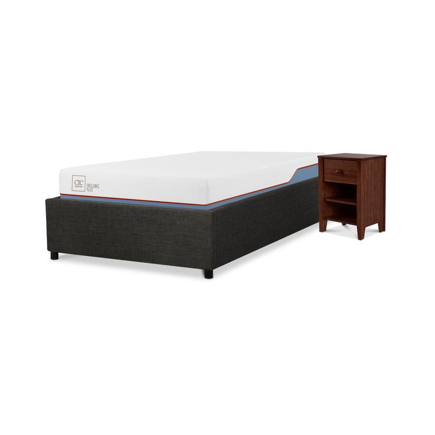 Cama Ba&uacute;l Cic Excellence Plus / 1.5 Plazas / Base Normal + Velador image number 4.0