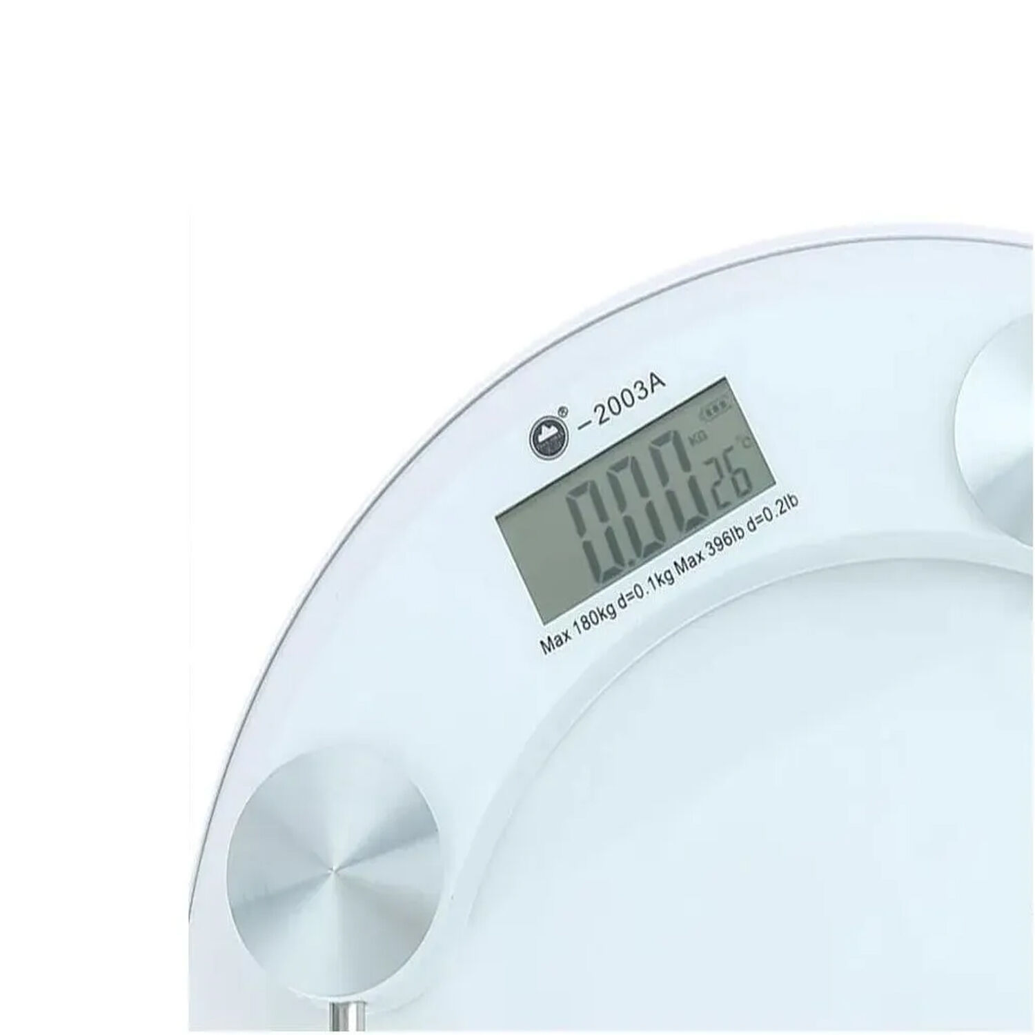 Balanza Pesa Vidrio Digital Ba&ntilde;o 180 Kg 33 Cm image number 2.0