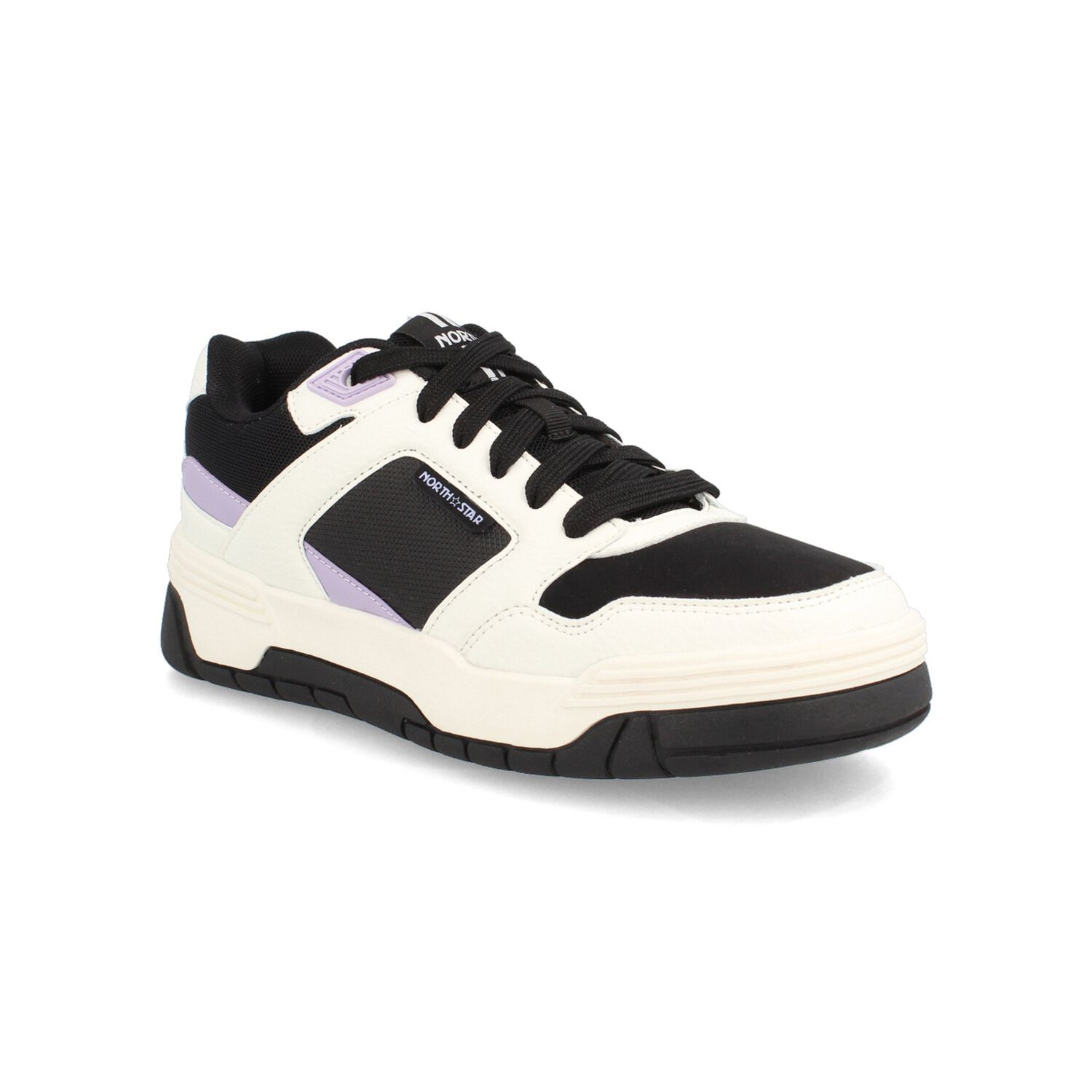 Zapatilla Mujer North Star Skater Chunk Blanco-negro image number 1.0