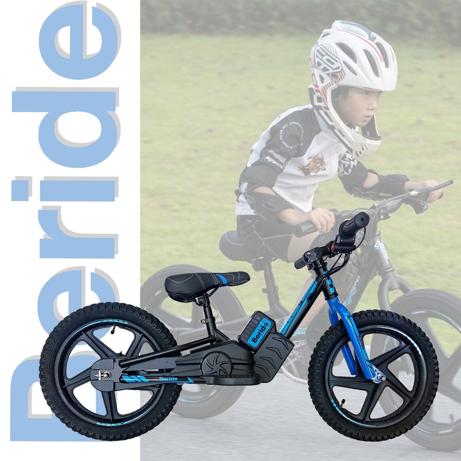Bicicleta El&eacute;ctrica Beride Aro 16 Azul image number 6.0