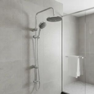 Columna Ducha Simple Acero Inoxidable Taumm Cromada