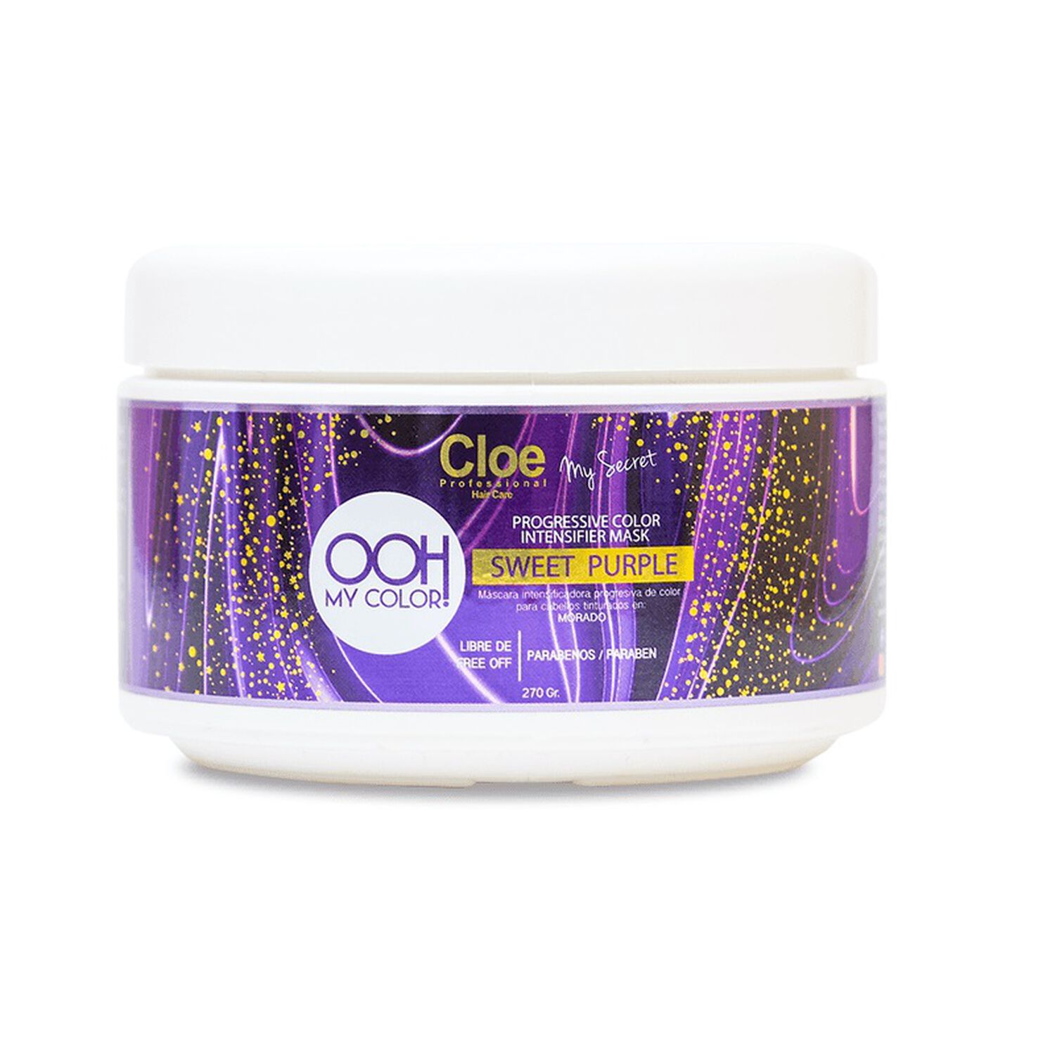 M&aacute;scara Ooh My Color Sweet Purple Cloe 270gr image number 0.0