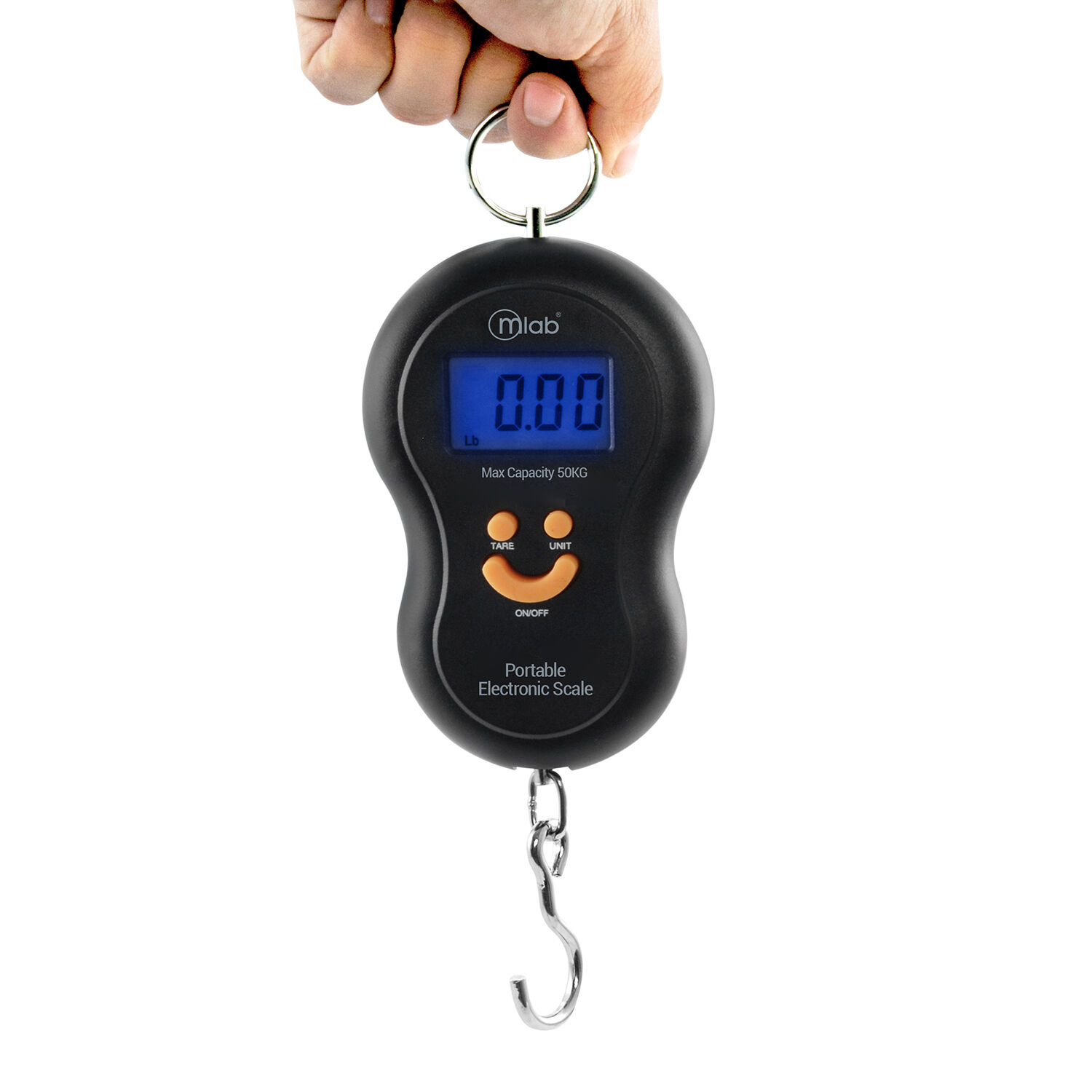 Pesa Balanza Port&aacute;til Pantalla Digital 50kg Scalehook Negro - Ps image number 0.0