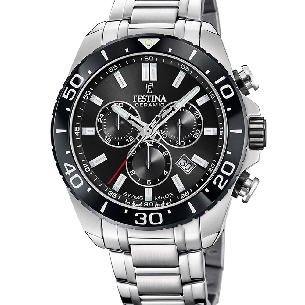Reloj F20042/4 Festina Swiss Negro Hombre Chrono image number 0.0
