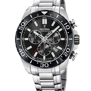 Reloj F20042/4 Festina Swiss Negro Hombre Chrono