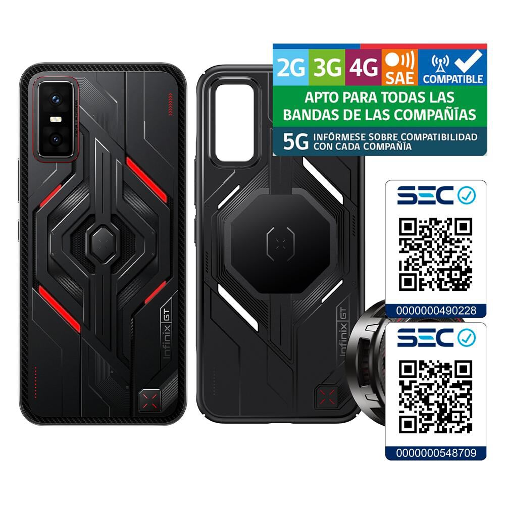 Smartphone Infinix GT 30 Pro / 5G / 512 GB / Dark Flare / Liberado + Magcharge Cooler image number 6.0