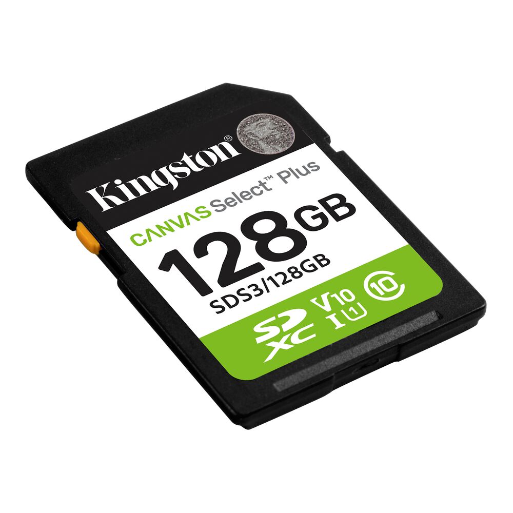 Tarjeta De Memoria Sd Kingston 128gb Canvas Select Plus image number 1.0