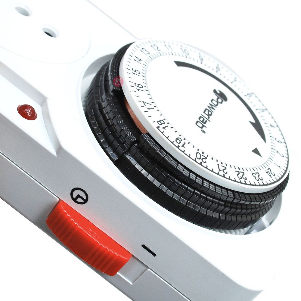 Timer An&aacute;logo 2000w Programable 24h Encendido Y Apagado - Ps image number 2.0