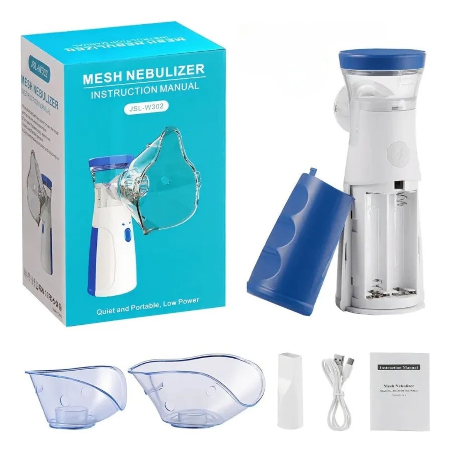 Nebulizador Port&aacute;til Usb 2 Mascarillas Ni&ntilde;o Adulto image number 3.0